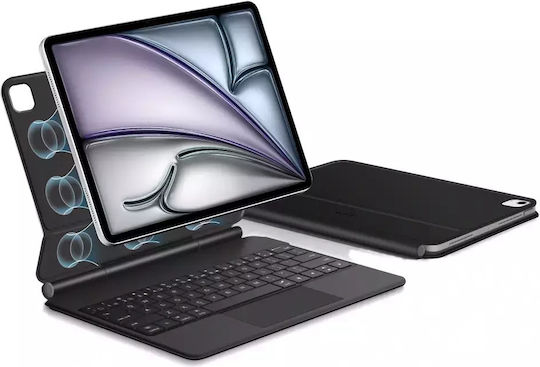 Tech-Protect Smartcase Flip Cover με Πληκτρολόγιο Μαύρη (iPad Pro 12.9” 4/5/6, iPad Air 13” 1/2) - Image 8