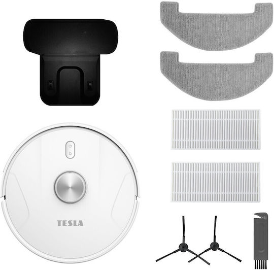 Tesla Robostar Iq700 Σκούπα Ρομπότ για Σκούπισμα & Σφουγγάρισμα με Χαρτογράφηση και Wi-Fi Λευκή - Image 10