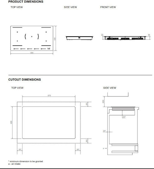 Bertazzoni Επαγωγική Εστία Αυτόνομη 90x49εκ. P90 5I 2M 30NVS - Image 4