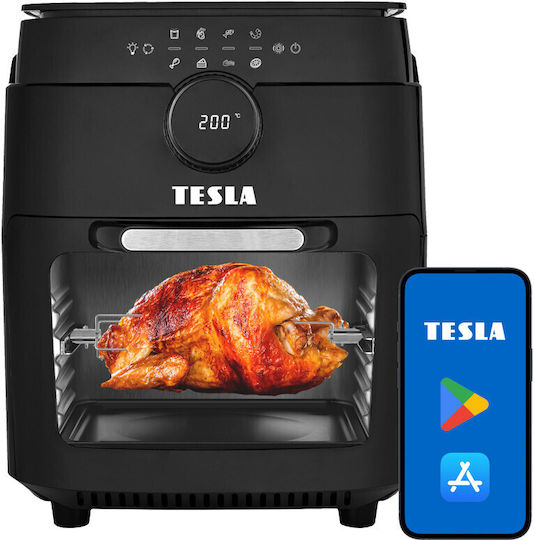 Tesla Aircook Air Fryer με Wi-Fi 12lt Μαύρο - Image 2