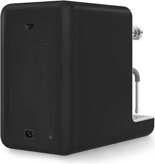 Smeg Μηχανή Espresso 1650W Πίεσης 15bar Μαύρη EMC02BLMEU - Image 4