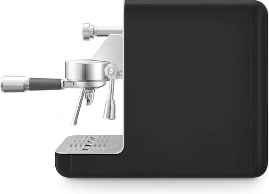 Smeg Μηχανή Espresso 1650W Πίεσης 15bar Μαύρη EMC02BLMEU - Image 6