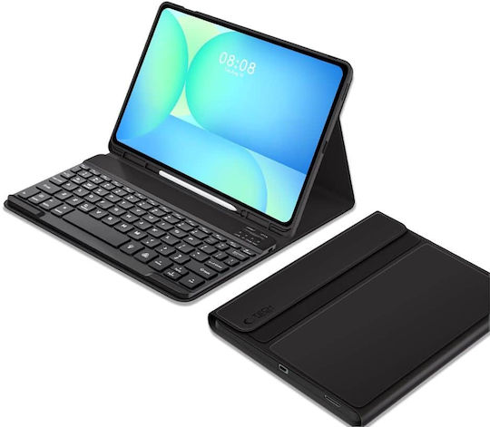 Tech-Protect SC PEN Flip Cover με Πληκτρολόγιο στα Αγγλικά US Μαύρη (Galaxy Tab S10 FE+ Plus X620/X626B) - Image 5