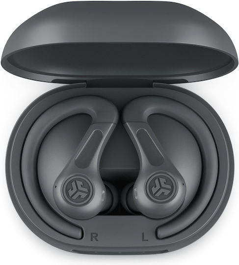 Jlab JBuds Sport ANC 4 Bluetooth Handsfree Ακουστικά με Αντοχή στον Ιδρώτα και Θήκη Φόρτισης Graphite - Image 2
