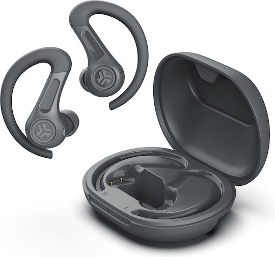Jlab JBuds Sport ANC 4 Bluetooth Handsfree Ακουστικά με Αντοχή στον Ιδρώτα και Θήκη Φόρτισης Graphite - Image 5