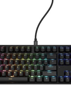 Genesis Thor 404 Gaming Μηχανικό Πληκτρολόγιο Tenkeyless με Gateron Yellow Pro διακόπτες και RGB φωτισμό (Αγγλικό US)