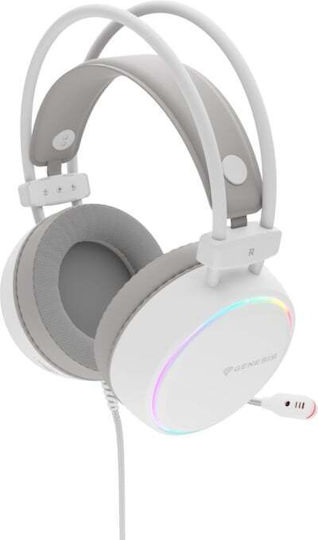 Genesis Neon 613 G2 Over Ear Gaming Headset με σύνδεση 3.5mm / USB Λευκό - Image 3
