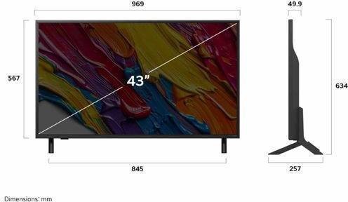 LG Smart Τηλεόραση 43" 4K UHD QNED AI QNED82 HDR (2025) 43QNED82A3B - Image 5