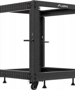 Lanberg Επιτοίχια Καμπίνα Rack 12U Μαύρο