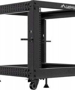 Lanberg Επιτοίχια Καμπίνα Rack 9U Μαύρο