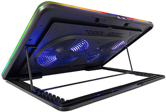Tracer GameZone Snowman Cooling Pad για Laptop έως 17.3" με 2 Ανεμιστήρες και Φωτισμό - Image 4