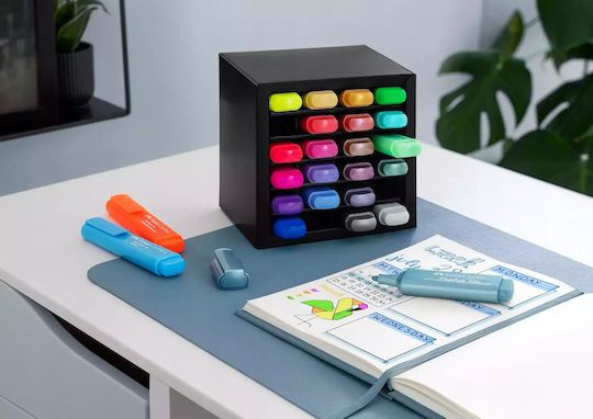 Faber-Castell Textliner Μαρκαδόροι Υπογράμμισης Πολύχρωμο Σετ 24 χρώματα - Image 6