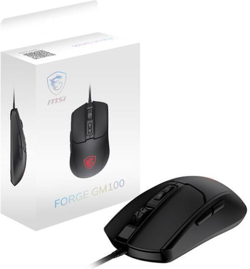 MSI Forge GM100 Gaming Ποντίκι Μαύρο - Image 5