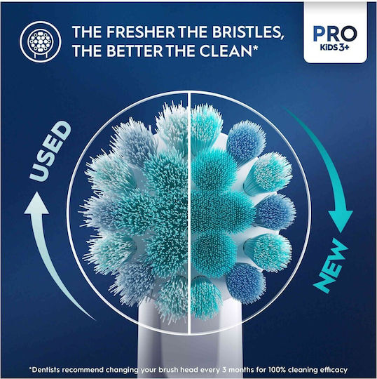 Oral-B Vitality Pro Παιδική Ηλεκτρική Οδοντόβουρτσα με Χρονόμετρο για 3+ Χρονών Frozen με Ανταλλακτικά - Image 5