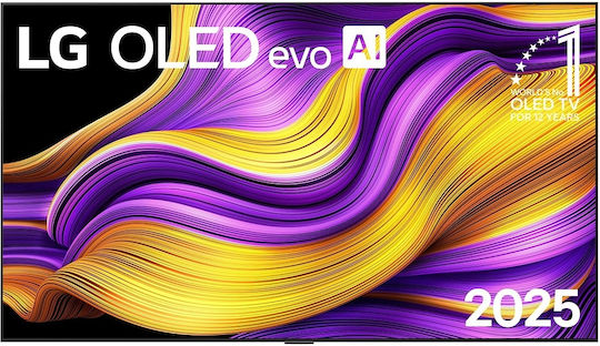 LG Smart Τηλεόραση 77" 4K UHD OLED Evo AI G5 (2025) OLED77G55LW