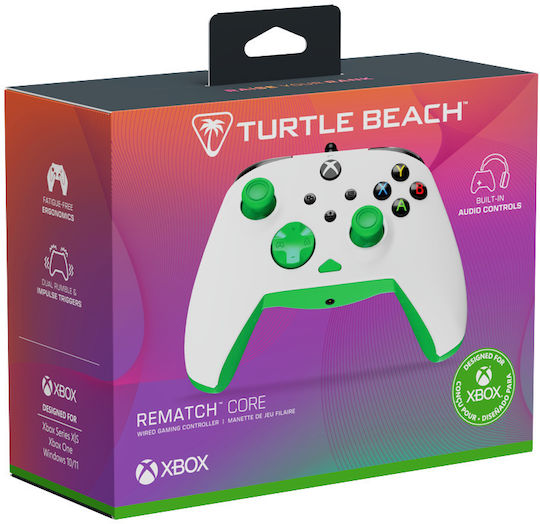 Turtle Beach Rematch Core Ενσύρματο Gamepad για PC / Xbox One / Xbox Series Λευκό / Πράσινο - Image 8