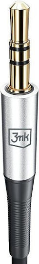 3MK USB 2.0 Cable USB-C male - 3.5mm Μαύρο 1m - Image 8