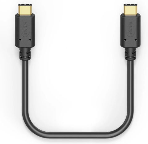 HAMA USB 2.0 Cable USB-C male - USB-C 20W Μαύρο 1.5m 00201591 - Image 4