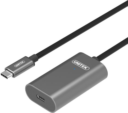 Unitek Regular USB 3.1 Cable USB-C male - USB-C female Μαύρο 5m (U305A) - Image 4
