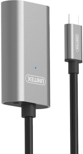 Unitek Regular USB 3.1 Cable USB-C male - USB-C female Μαύρο 5m (U305A) - Image 5