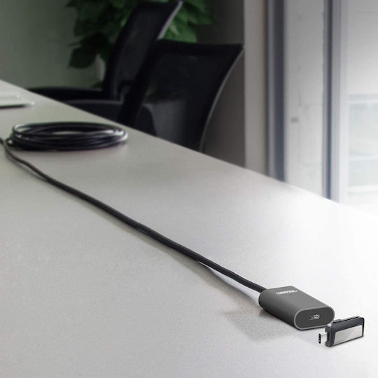 Unitek Regular USB 3.1 Cable USB-C male - USB-C female Μαύρο 5m (U305A) - Image 7