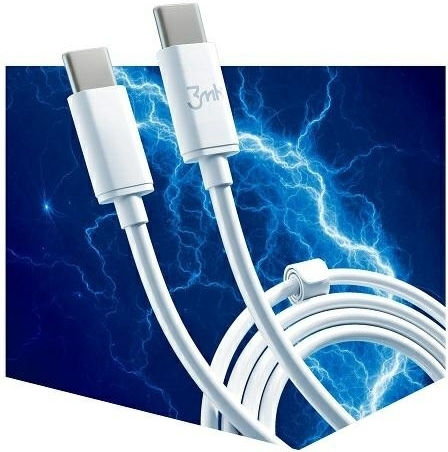 3MK Hyper USB 2.0 Cable USB-C male - USB-C 100W Λευκό 2m (3MK4020) - Image 7