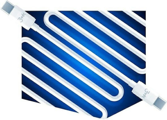 3MK Hyper USB 2.0 Cable USB-C male - USB-C 100W Λευκό 2m (3MK4020) - Image 8