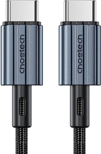 Choetech USB 2.0 Cable USB-C male - USB-C 60W Μαύρο 1.2m - Image 4