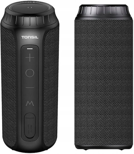 Tonsil Filp 6 Αδιάβροχο Ηχείο Bluetooth 20W με Διάρκεια Μπαταρίας έως 10 ώρες Μαύρο - Image 3