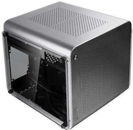 Raijintek Metis EVO TGS Gaming Mini Tower Κουτί Υπολογιστή με Πλαϊνό Παράθυρο Ασημί - Image 5
