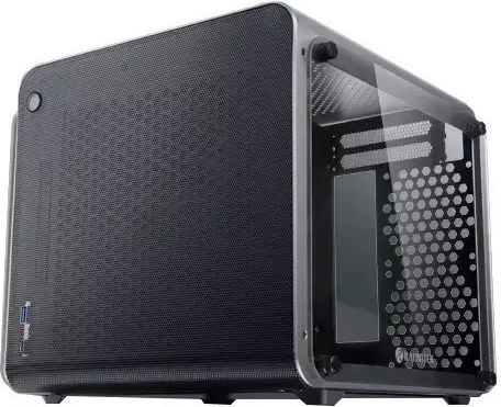 Raijintek Metis EVO TGS Gaming Mini Tower Κουτί Υπολογιστή με Πλαϊνό Παράθυρο Ασημί - Image 6