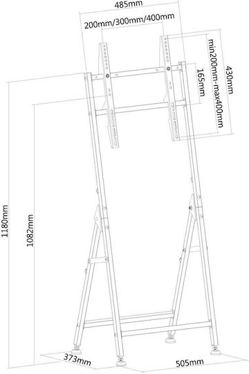Neomounts Flat PLASMA-M1000 Βάση Τηλεόρασης Τοίχου έως 55" και 35kg Μαύρο - Image 3