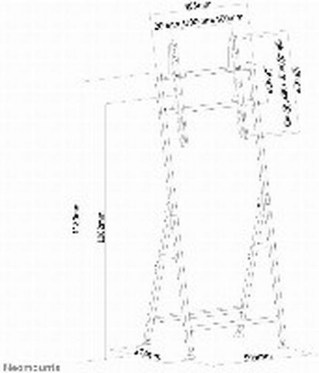 Neomounts Flat PLASMA-M1000 Βάση Τηλεόρασης Τοίχου έως 55" και 35kg Μαύρο - Image 4