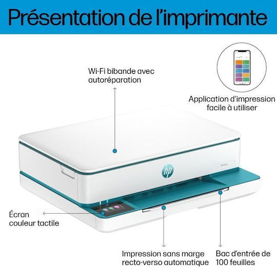 HP Envy 6122e All-in-One Έγχρωμο Πολυμηχάνημα Inkjet με WiFi και Mobile Print - Image 8