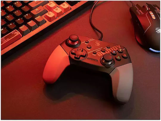 A4Tech GP30 Ενσύρματο Gamepad για Android / PC / PS3 / Switch Sports Red - Image 3