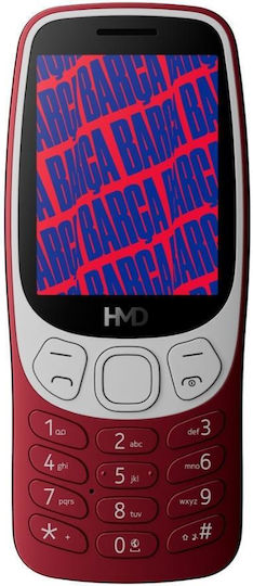HMD Barca 3210 Dual SIM Κινητό με Κουμπιά Κόκκινο - Image 2