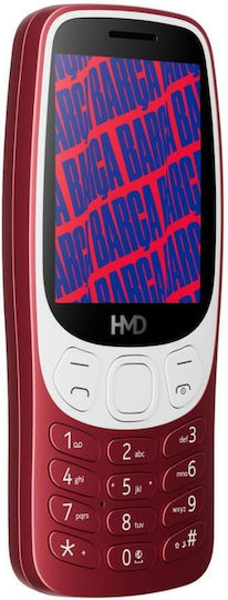 HMD Barca 3210 Dual SIM Κινητό με Κουμπιά Κόκκινο - Image 4
