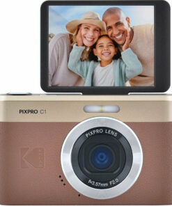 Kodak Pixpro C1 Compact Φωτογραφική Μηχανή 13MP Οπτικού Ζουμ 4x Καφέ
