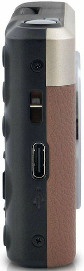 Kodak Pixpro C1 Compact Φωτογραφική Μηχανή 13MP Οπτικού Ζουμ 4x Καφέ - Image 4