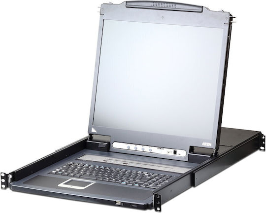 Aten 8-Port PS/2-USB VGA Single Rail LCD KVM Switch CL5708M - Image 3