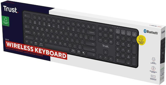 Trust Vaiya Ασύρματο Bluetooth Πληκτρολόγιο Αγγλικό US - Image 6