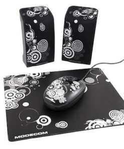 Modecom Starter Art 3 Ηχεία Υπολογιστή 2.0 με Ισχύ 1W Μαύρα