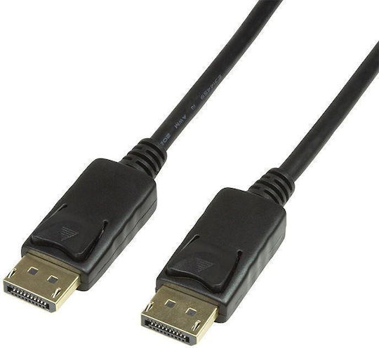 LogiLink Cable DisplayPort male - DisplayPort male 20m Μαύρο (CV0114) - Image 3