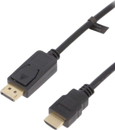 LogiLink Cable DisplayPort male - HDMI male 5m Μαύρο (CV0129) - Image 3