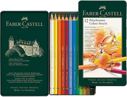 Faber-Castell Polychromos Ξυλομπογιές Σετ 12 χρώματα 110012 - Image 4