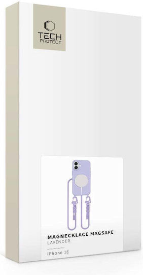 Tech-Protect MagNecklace Back Cover Σιλικόνης Μωβ (iPhone 16) - Image 7