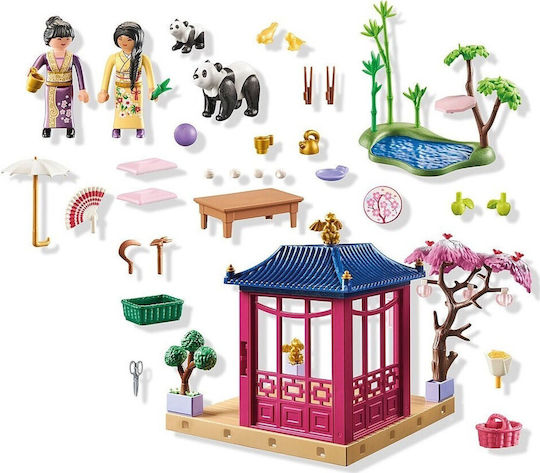 Playmobil Ασιάτικος Κήπος με Κιόσκι & Πάντα για 4-10 ετών 71762 - Image 5