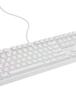 Alternative view of Genesis Thor 404 Gaming Μηχανικό Πληκτρολόγιο Tenkeyless με Gateron Yellow Pro διακόπτες και RGB φωτισμό (Αγγλικό US) Λευκό
