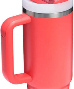 Alternative view of Stanley Quencher H2.0 FlowState Ανακυκλώσιμο Handled Tumbler Θερμός Ανοξείδωτο BPA Free 890ml Hot Coral με Καλαμάκι και Λαβή 10-10827-951