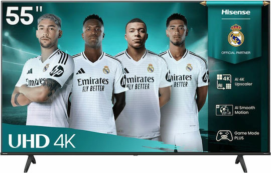 Hisense Smart Τηλεόραση 55" 4K UHD LED A6Q HDR (2025) 55A6Q